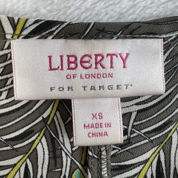 Y2K Liberty of London XS Isis Floral Feather Tunic Top Peasant Blouse Target - Picture 5 of 11